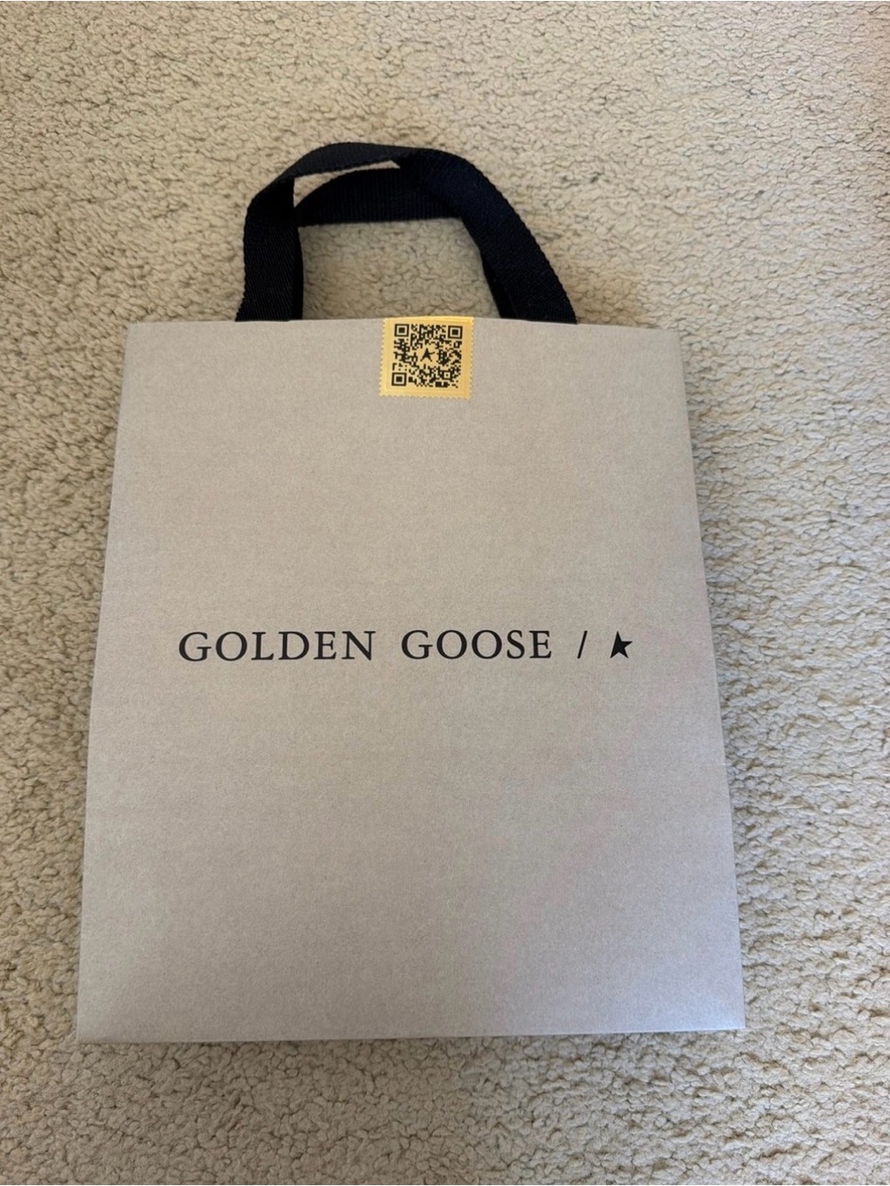 Golden goose shopping bag